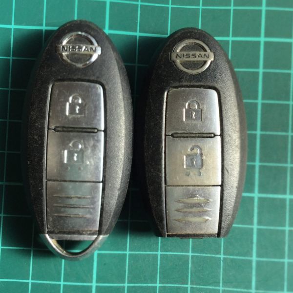 NI 4029 2個 日産 純正 キーレス リモコン インテリジェント ジューク エクストレイル キューブ マーチ ティーダ ムラーノ セレナ等 2B拍卖