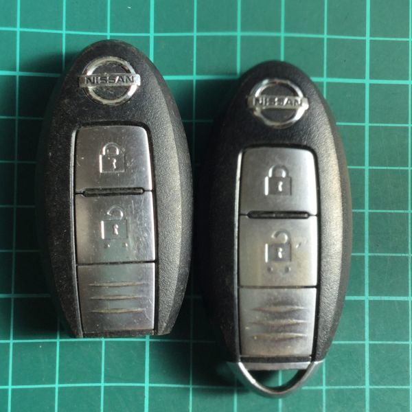 NI 4023 2個 日産 純正 キーレス リモコン インテリジェント ジューク エクストレイル キューブ マーチ ティーダ ムラーノ セレナ等 2B拍卖