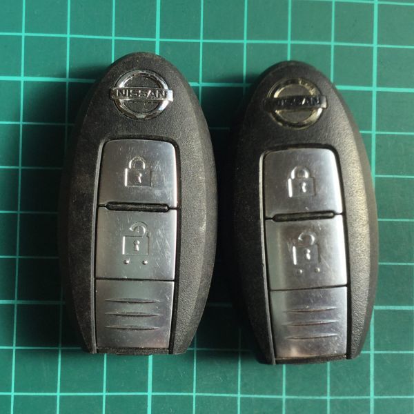 NI 4012 2個 日産 純正 キーレス リモコン インテリジェント ジューク エクストレイル キューブ マーチ ティーダ ムラーノ セレナ等 2B拍卖