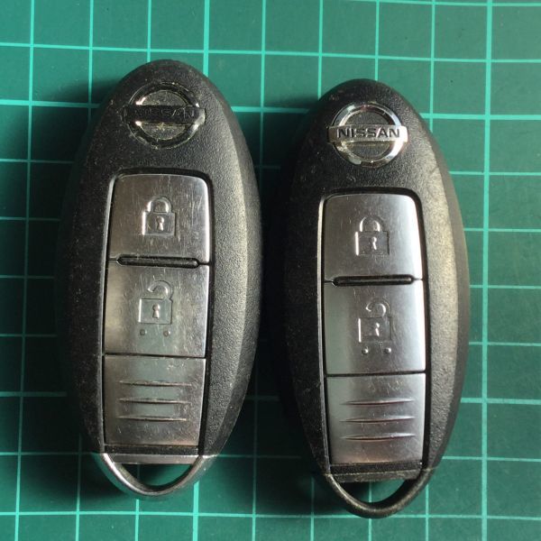 NI 4007 2個 日産 純正 キーレス リモコン インテリジェント ジューク エクストレイル キューブ マーチ ティーダ ムラーノ セレナ等 2B拍卖