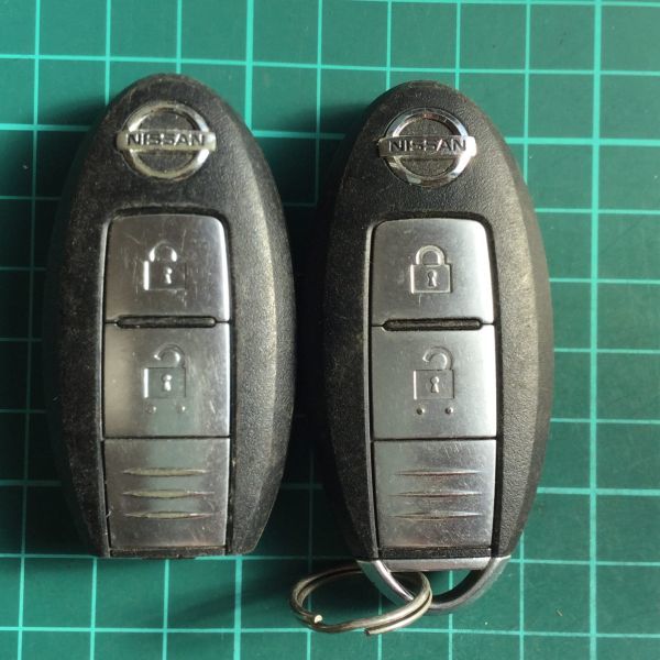 NI 4003 2個 日産 純正 キーレス リモコン インテリジェント ジューク エクストレイル キューブ マーチ ティーダ ムラーノ セレナ等 2B拍卖
