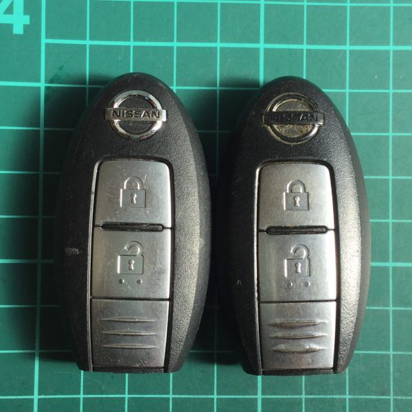 NI 4078 2個 日産 純正 キーレス リモコン インテリジェント ジューク エクストレイル キューブ マーチ ティーダ ムラーノ セレナ等 2B拍卖
