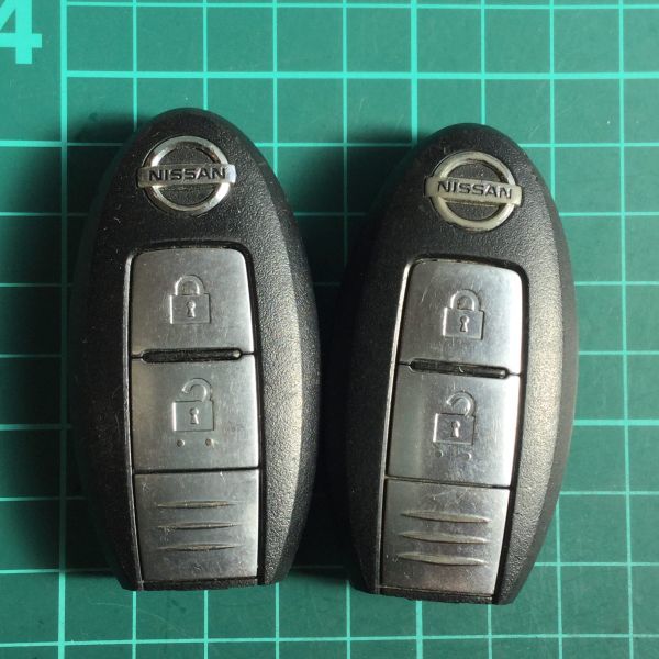 NI 4075 2個 日産 純正 キーレス リモコン インテリジェント ジューク エクストレイル キューブ マーチ ティーダ ムラーノ セレナ等 2B拍卖
