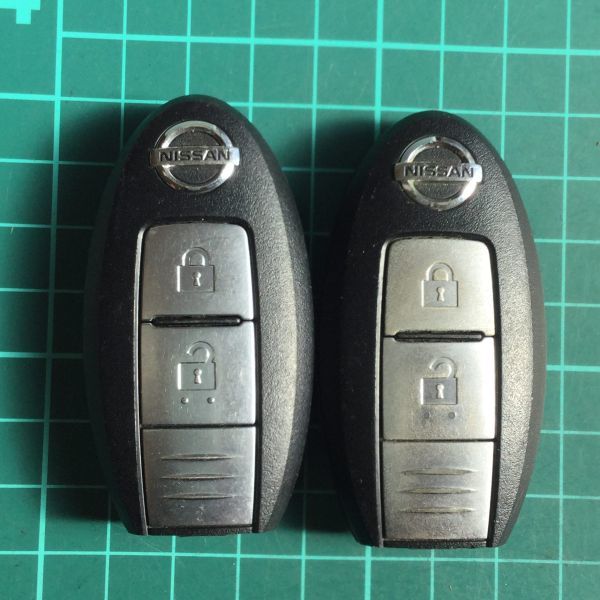 NI 4059 2個 日産 純正 キーレス リモコン インテリジェント ジューク エクストレイル キューブ マーチ ティーダ ムラーノ セレナ等 2B拍卖