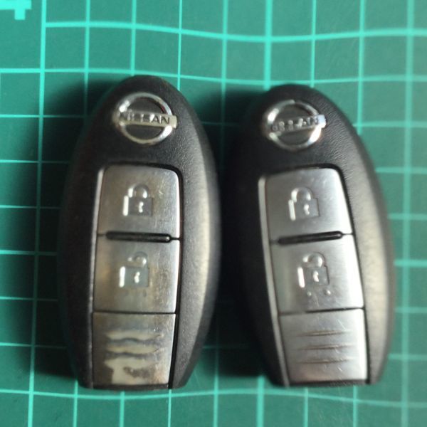 NI 4058 2個 日産 純正 キーレス リモコン インテリジェント ジューク エクストレイル キューブ マーチ ティーダ ムラーノ セレナ等 2B拍卖