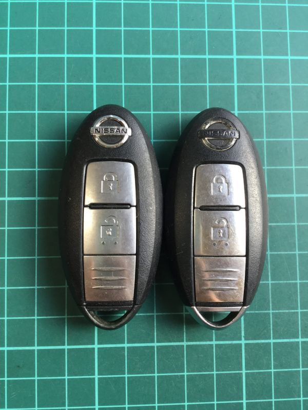 NI 4172 2個 日産 純正 キーレス リモコン インテリジェント ジューク エクストレイル キューブ マーチ ティーダ ムラーノ セレナ等 2B拍卖