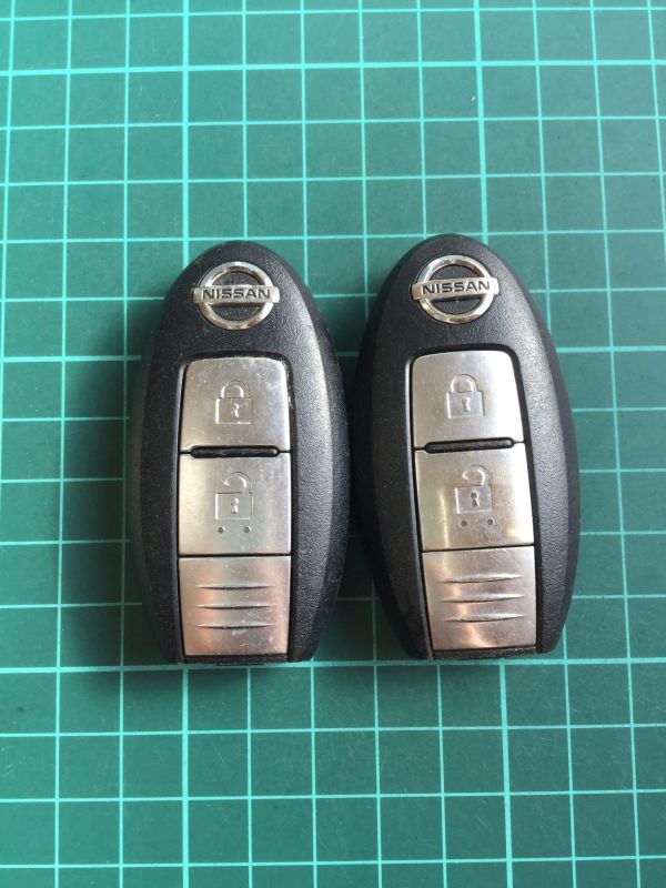 NI 4150 2個 日産 純正 キーレス リモコン インテリジェント ジューク エクストレイル キューブ マーチ ティーダ ムラーノ セレナ等 2B拍卖