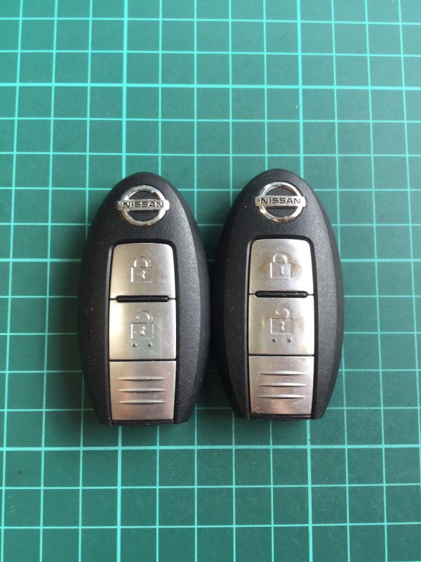 NI 4138 2個 日産 純正 キーレス リモコン インテリジェント ジューク エクストレイル キューブ マーチ ティーダ ムラーノ セレナ等 2B拍卖