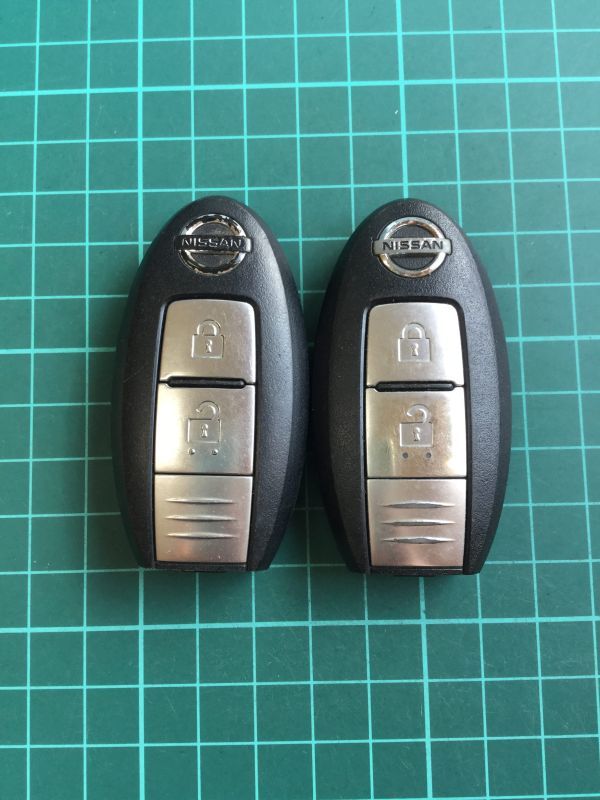 NI 4132 2個 日産 純正 キーレス リモコン インテリジェント ジューク エクストレイル キューブ マーチ ティーダ ムラーノ セレナ等 2B拍卖