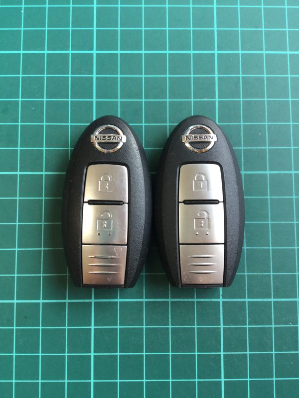 NI 4129 2個 日産 純正 キーレス リモコン インテリジェント ジューク エクストレイル キューブ マーチ ティーダ ムラーノ セレナ等 2B拍卖