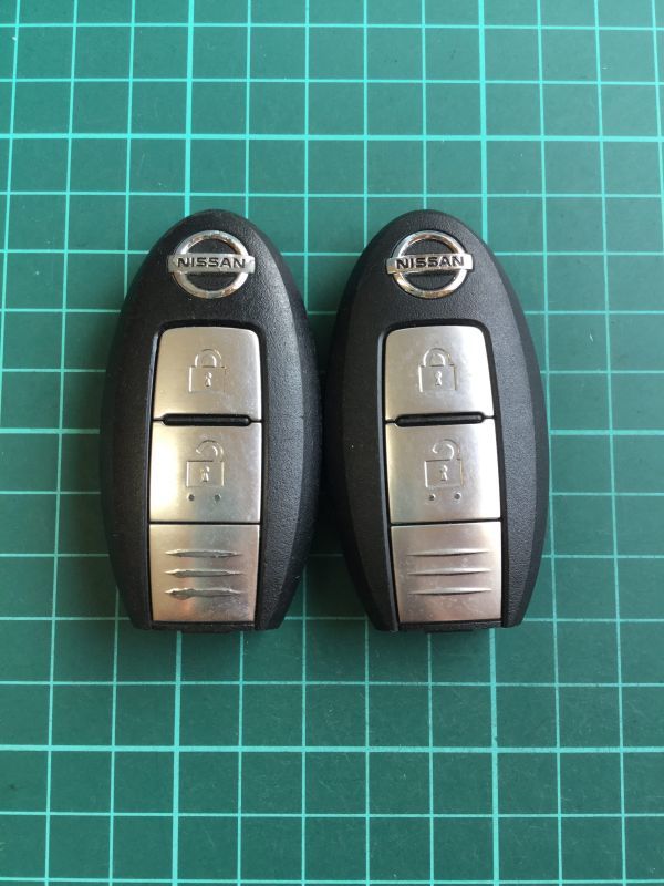 NI 4126 2個 日産 純正 キーレス リモコン インテリジェント ジューク エクストレイル キューブ マーチ ティーダ ムラーノ セレナ等 2B拍卖