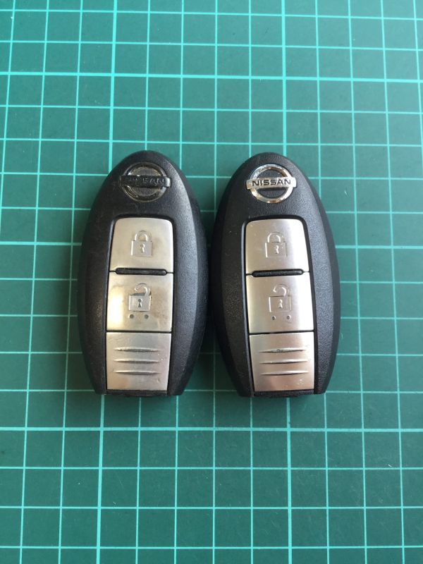 NI 4122 2個 日産 純正 キーレス リモコン インテリジェント ジューク エクストレイル キューブ マーチ ティーダ ムラーノ セレナ等 2B拍卖