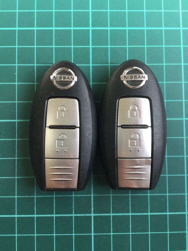 NI 4282 2個 日産 純正 キーレス リモコン インテリジェント ジューク エクストレイル キューブ マーチ ティーダ ムラーノ セレナ等 2B拍卖