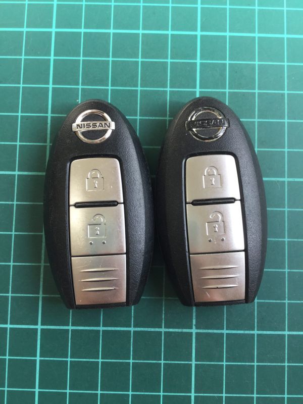 NI 4281 2個 日産 純正 キーレス リモコン インテリジェント ジューク エクストレイル キューブ マーチ ティーダ ムラーノ セレナ等 2B拍卖