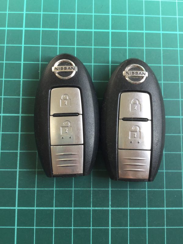 NI 4278 2個 日産 純正 キーレス リモコン インテリジェント ジューク エクストレイル キューブ マーチ ティーダ ムラーノ セレナ等 2B拍卖