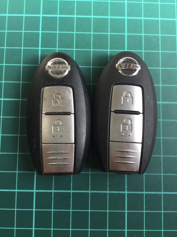 NI 4260 2個 日産 純正 キーレス リモコン インテリジェント ジューク エクストレイル キューブ マーチ ティーダ ムラーノ セレナ等 2B拍卖