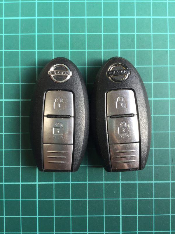 NI 4238 2個 日産 純正 キーレス リモコン インテリジェント ジューク エクストレイル キューブ マーチ ティーダ ムラーノ セレナ等 2B拍卖