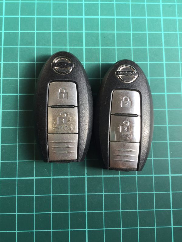 NI 4232 2個 日産 純正 キーレス リモコン インテリジェント ジューク エクストレイル キューブ マーチ ティーダ ムラーノ セレナ等 2B拍卖