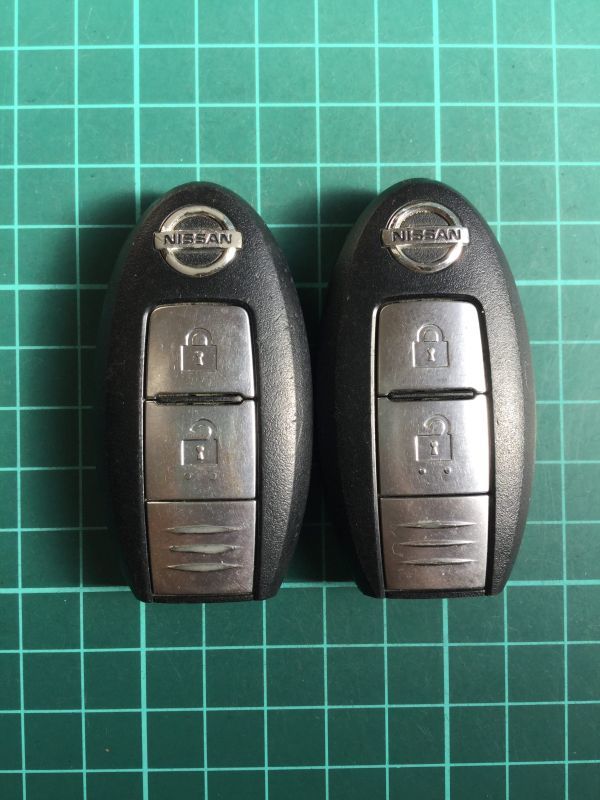 NI 4229 2個 日産 純正 キーレス リモコン インテリジェント ジューク エクストレイル キューブ マーチ ティーダ ムラーノ セレナ等 2B拍卖