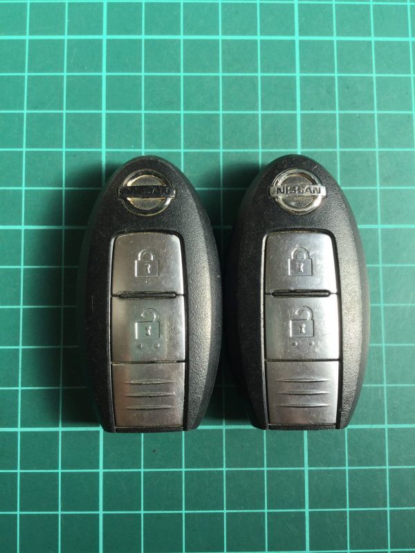 NI 4213 2個 日産 純正 キーレス リモコン インテリジェント ジューク エクストレイル キューブ マーチ ティーダ ムラーノ セレナ等 2B拍卖