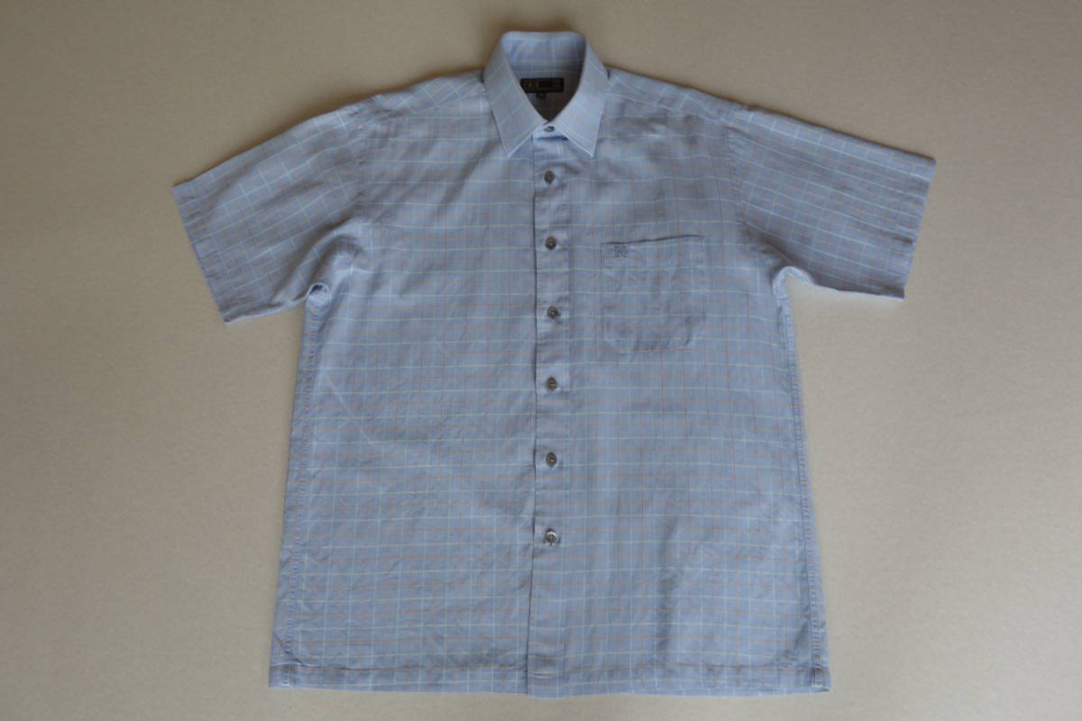 ●DAKS ダックス 半袖シャツ メンズ サイズM チェック拍卖