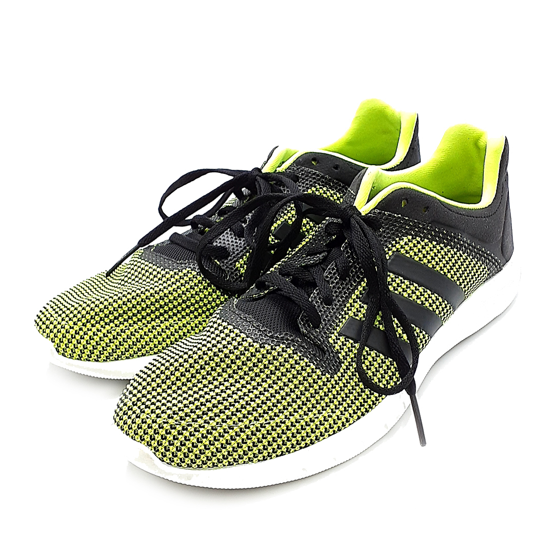 送料無料 美品 アディダス adidas ウォーターシューズ スニーカー 靴 B22965 水陸両用 25.5cm 黄 イエロー系 黒 ブラック系 メンズ拍卖