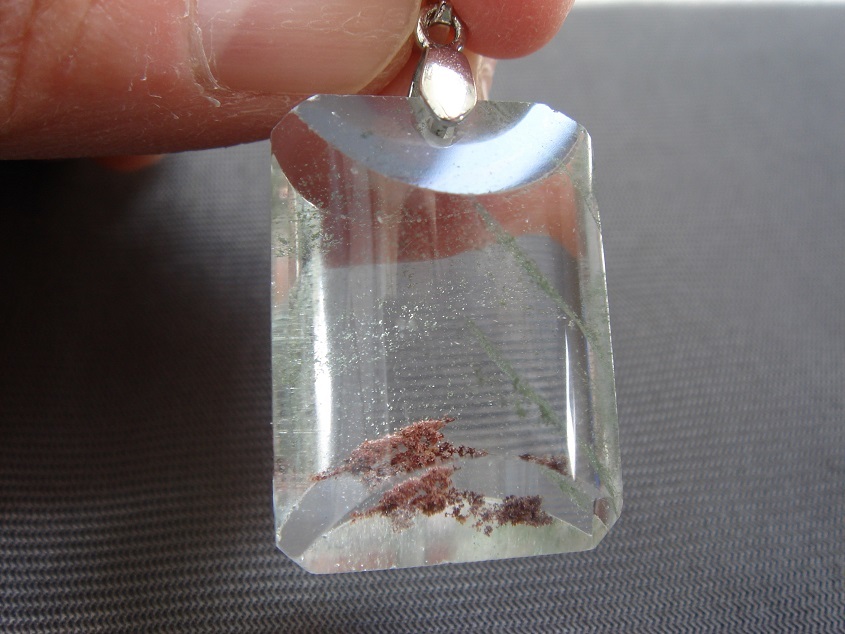 ☆希少,貴重,高透明天然5A級ピラミッド型水晶ペンダントトップP5拍卖