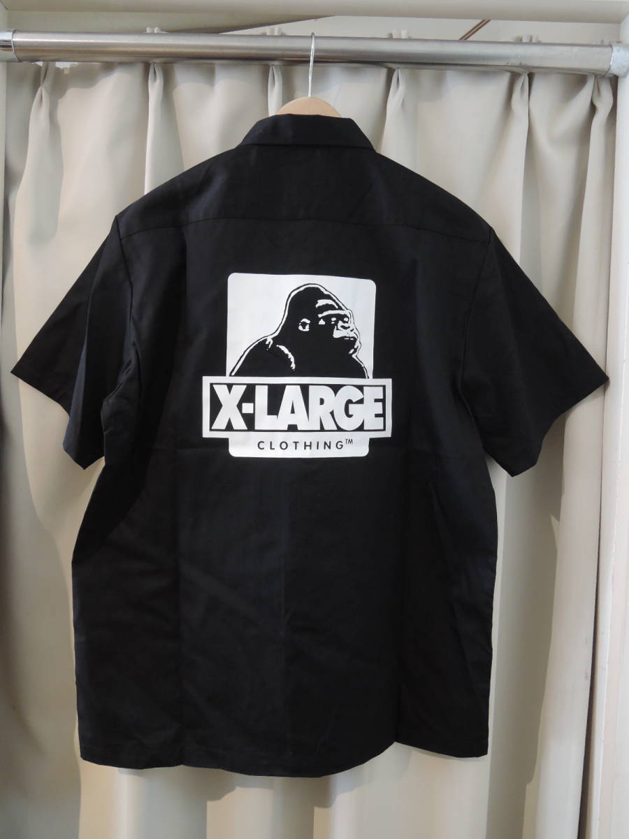 X-LARGE エクストララージ S/S OG WORK SHIRT ブラック 最新人気商品 ZOZOTOWN 公式HP 完売 最終値下げしました!送料込拍卖
