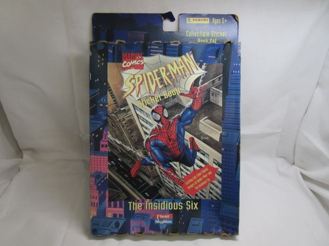 ■ 未使用品 MARVEL COMICS SPIDER-MAN STICKER BOOK マーベル コミックス スパイダーマン ステッカーブック Ages 5+ 【未開封品】 ★拍卖