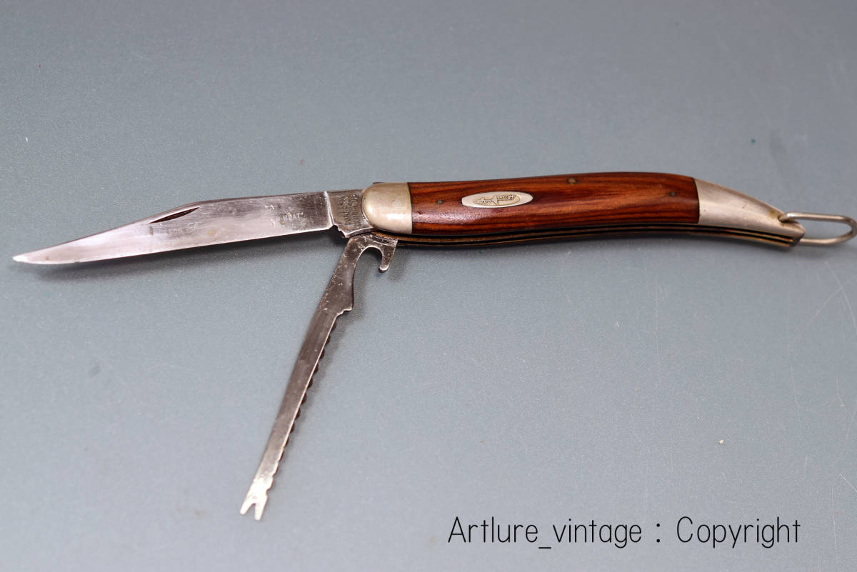 ●稀少VINTAGE KNIFE ,SHUREDGE,ROBENSON ,FROZEN HEAT,922407,MADE IN USA .ビンテージナイフ(Y1635-428 )FISHING OUTDOOR拍卖