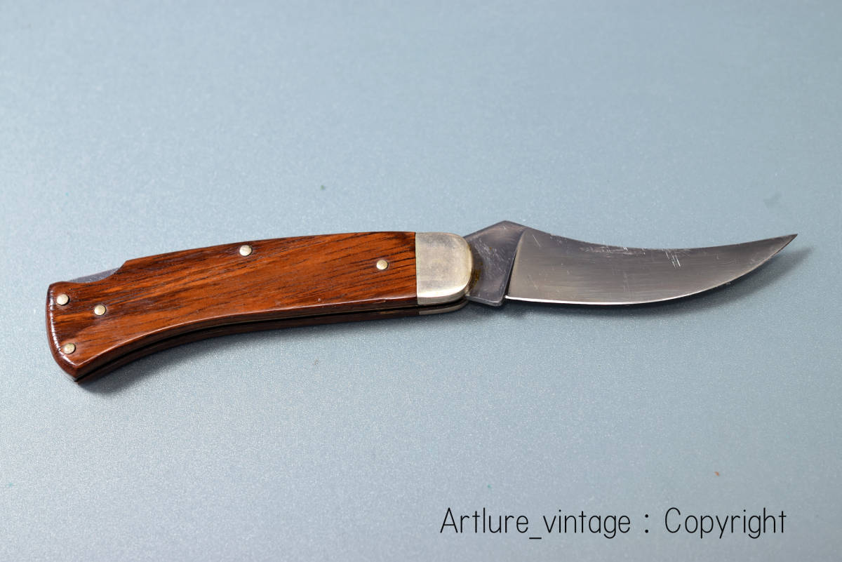 ●稀少VINTAGE KNIFE ,TREE BRAND ,SOLINGEN,GERMANY MADE,1001CLASSIC,STAINLESS,(Y1636-428) ビンテージナイフ OUTDOOR CAMPING拍卖
