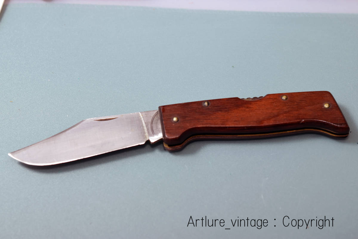 ●稀少VINTAGE KNIFE PRO HUNTER ,IMPERIAL STAINLESS MADE IN USA (Y1634-428)CAMPING OUTDOOR FISHING 拍卖