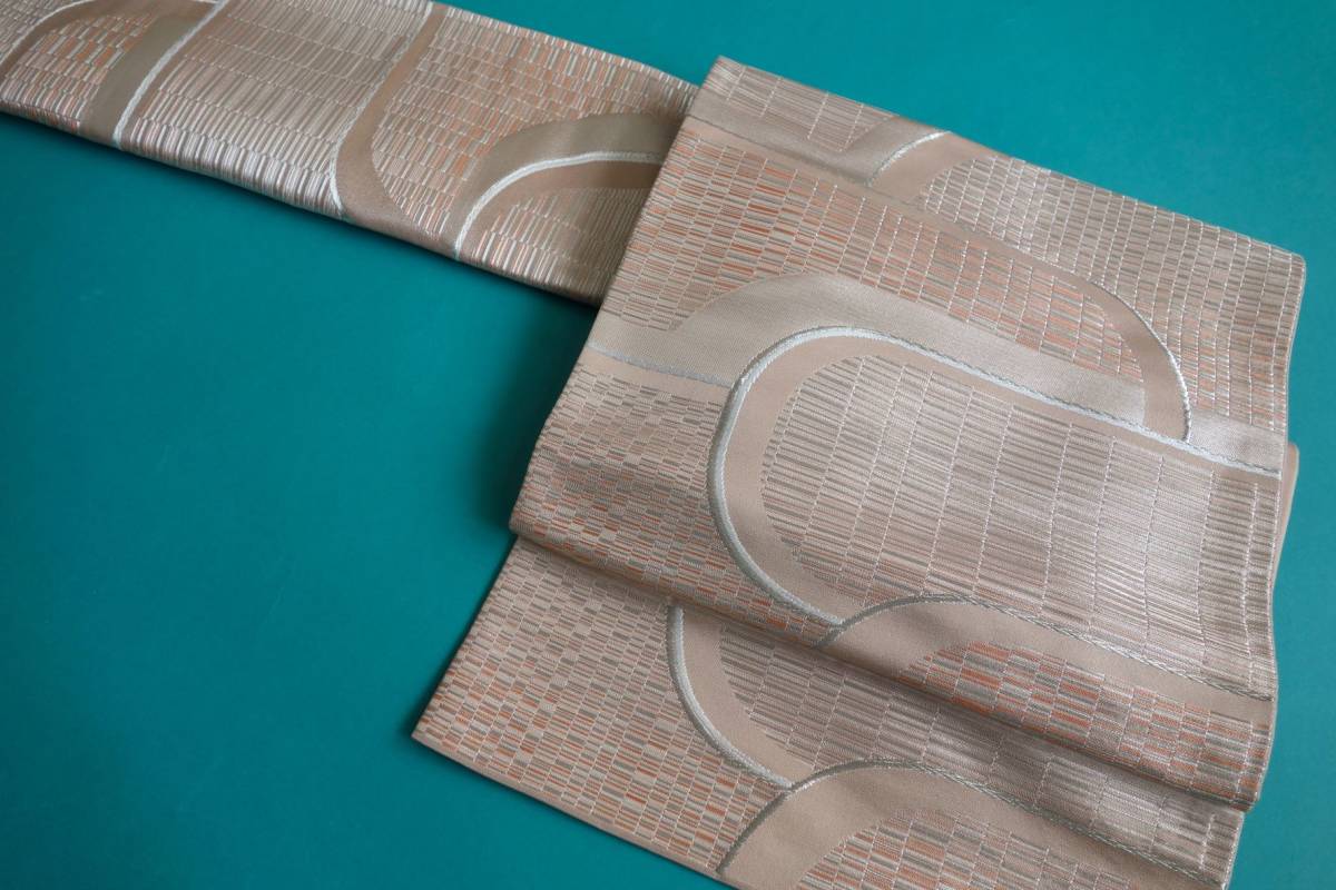 ■新品未使用 淡いピンク薄桃色の袋帯 拍卖