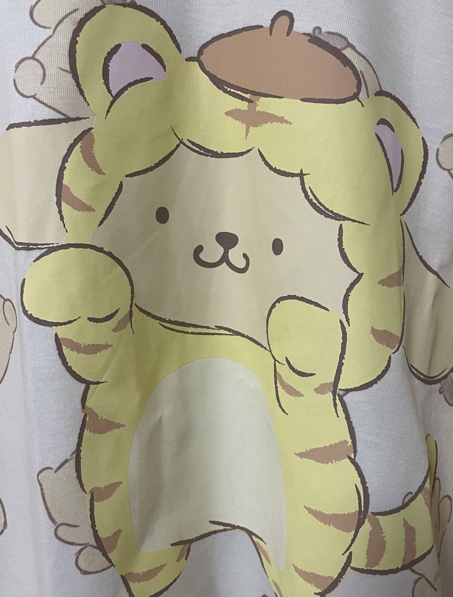 送料込☆匿名☆ サンリオ ポムポムプリン 長袖Tシャツ 干支 総柄 M~L拍卖