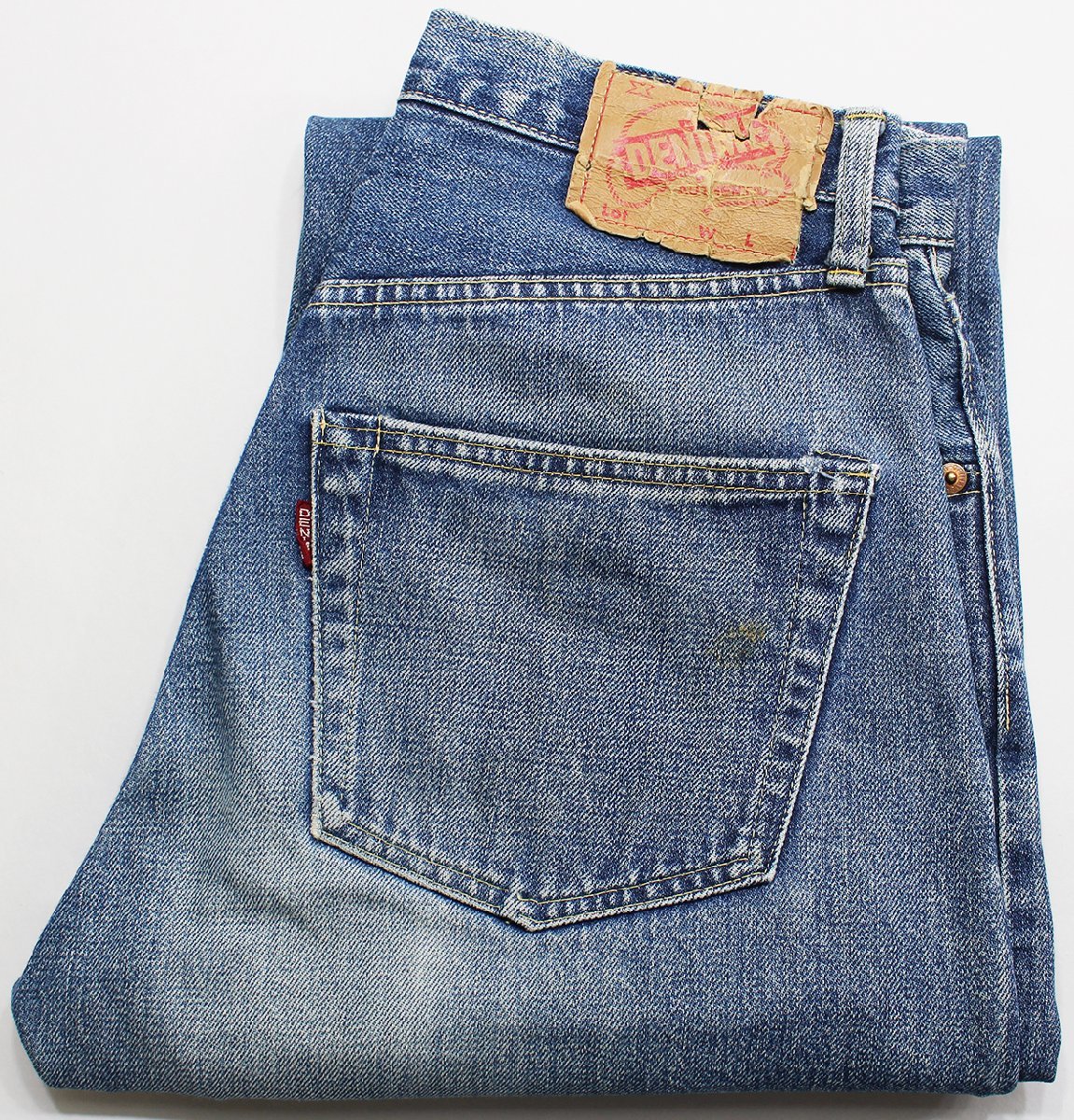 DENIME (旧ドゥニーム) ストレートジーンズ 社名表記無し ORIZZONTI期 w28 / デニムパンツ / オリゾンティ拍卖