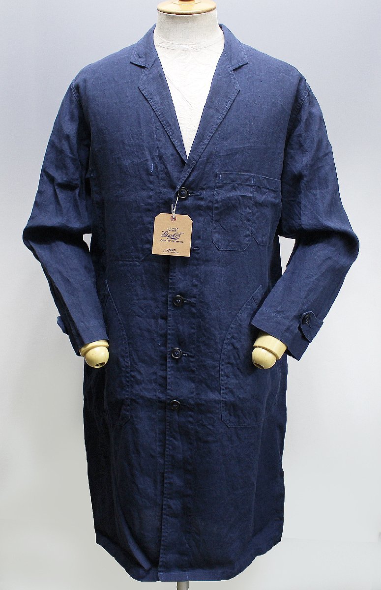 GOLD (ゴールド) Linen Broad Engineer Coat / リネンブロード エンジニアコート GL13537 未使用品 size M / 東洋エンタープライズ拍卖