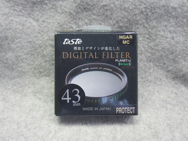 △テイスト ミラーレス用レンズフィルター プラネットU MC PROTECT 43mm グリーン△#LF-026拍卖