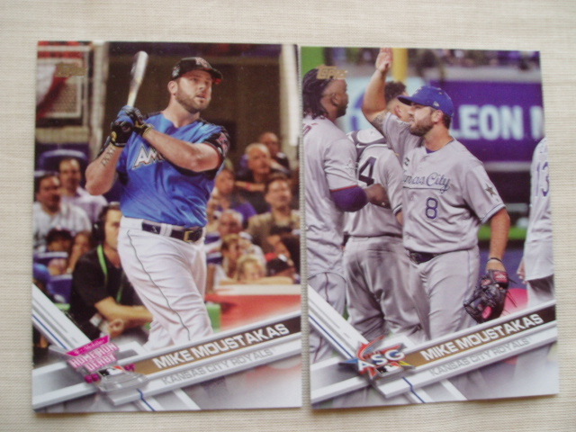 マイク・ムスタカス【Mike Moustakas】2枚セット◆カンザスシティロイヤルズ RE拍卖