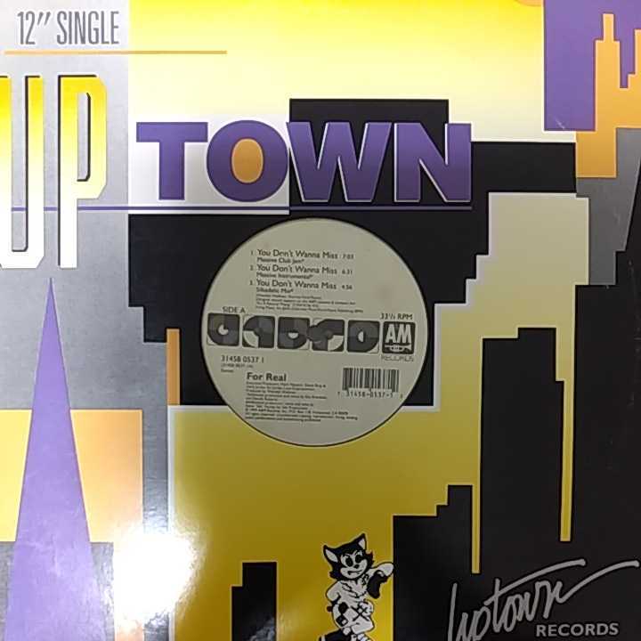 12inch USプロモ盤/FOR REAL YOU DON'T WANNA MISS拍卖