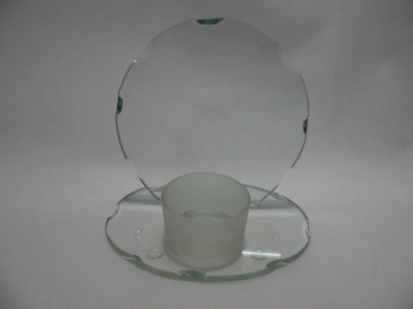 【5個セット】ガラス製 キャンドルスタンド/ロウソク立て W13×H13cm 新品拍卖