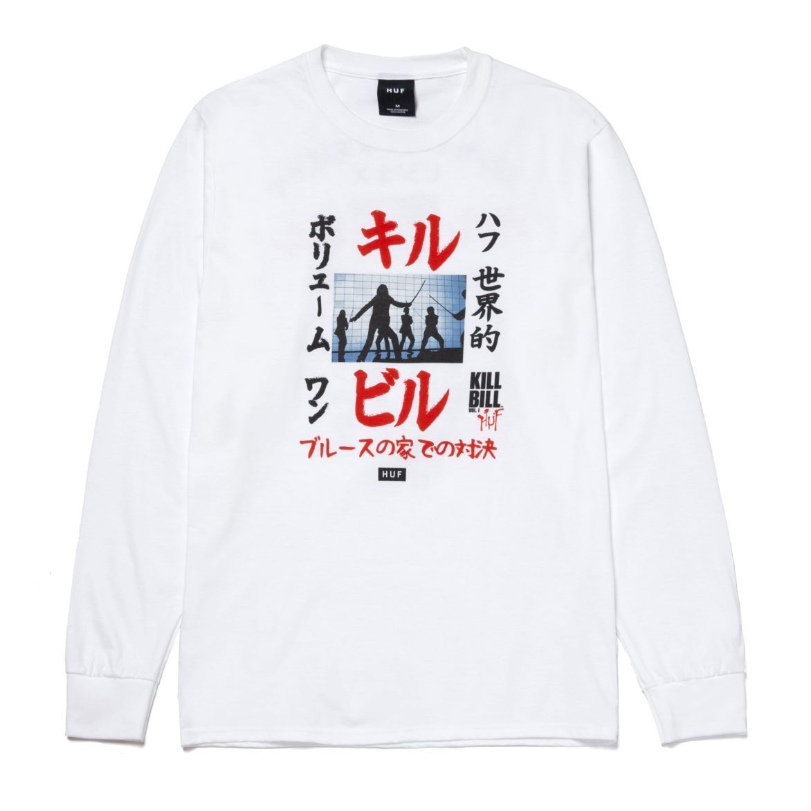 HUF X Kill Bill Showdown L/S T-Shirt White M Tシャツ拍卖