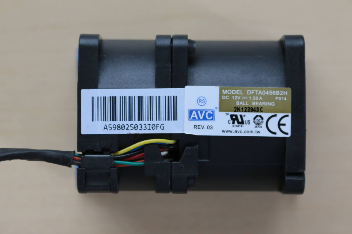 HP ProLiant DL120 G7 冷却ファン 1個 DFTA0456B2H DC12V 1.50A A598025033I0FG拍卖