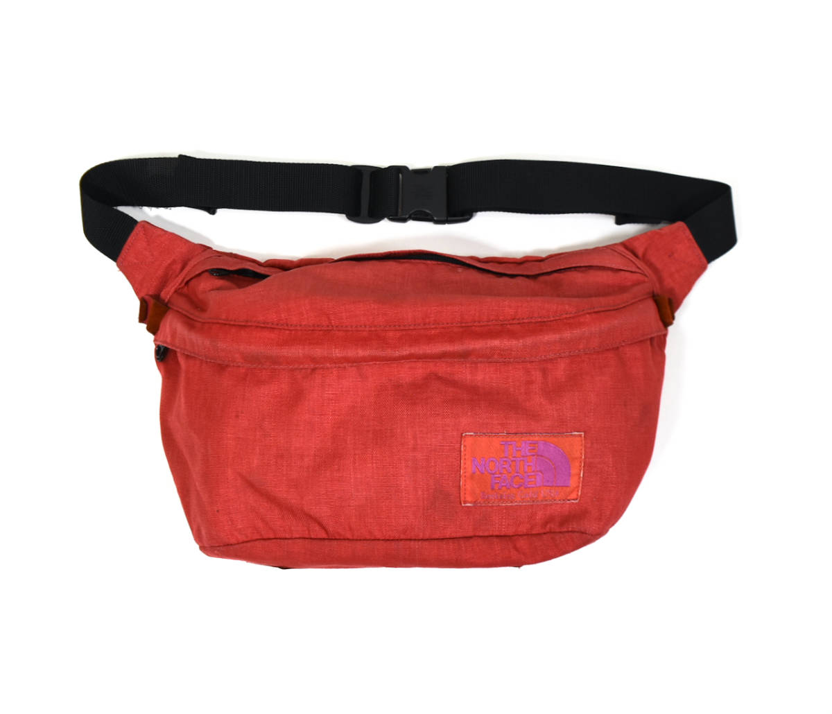 THE NORTH FACE ノースフェイス パープルレーベル ウエストバッグ レッド ナイロン ショルダー拍卖