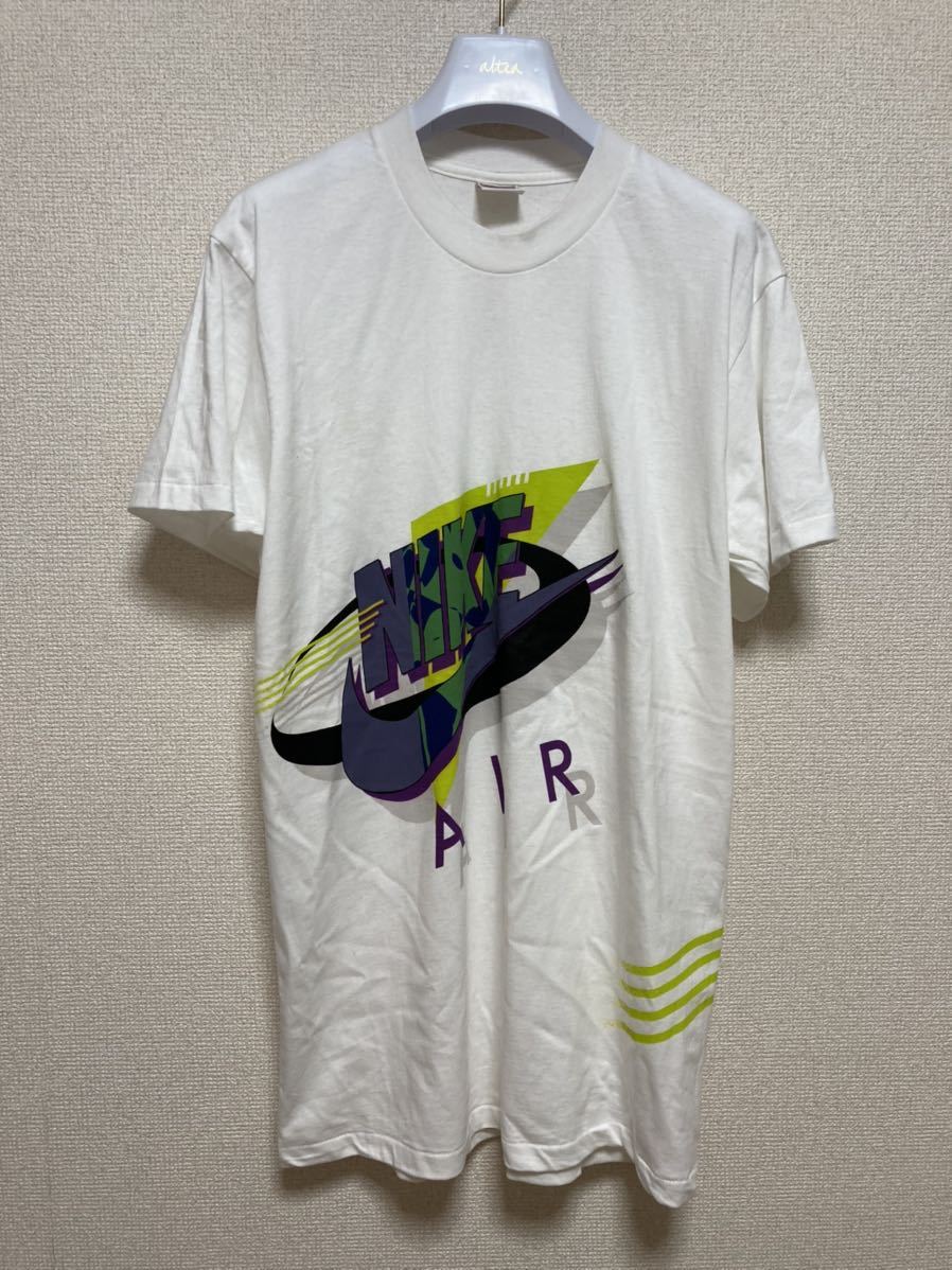 90's NIKE ナイキ Tシャツ 半袖Tシャツ 銀タグ USA製 プリントTシャツ 白 USAヴィンテージ M拍卖