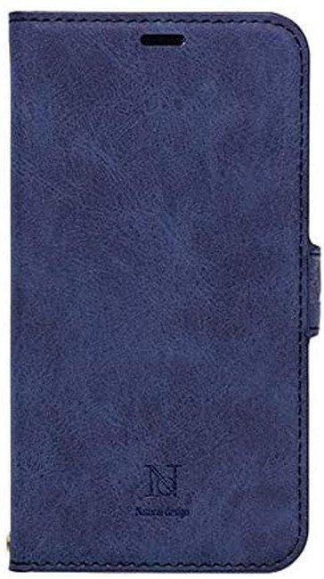 在庫処分 Natural design iPhone11Pro (5.8インチ) 手帳型 ケース Style Natural ブルー 高品質PUレザー ストラップ付属 スタンド機能拍卖