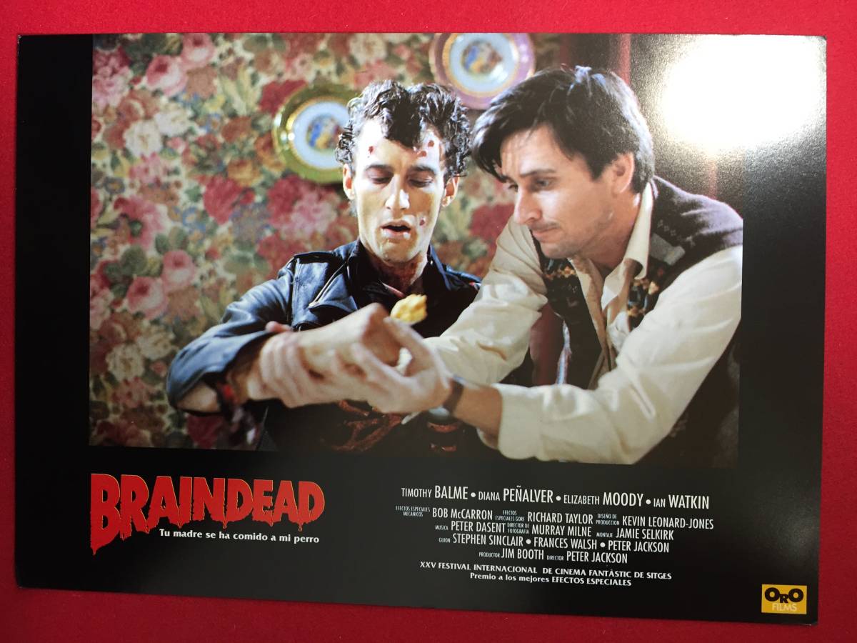 94814『ブレインデッド』ロビーカード ピーター・ジャクソン ティモシー・バルム ダイアナ・ペニャルヴァー エリザベス・ムーディ拍卖