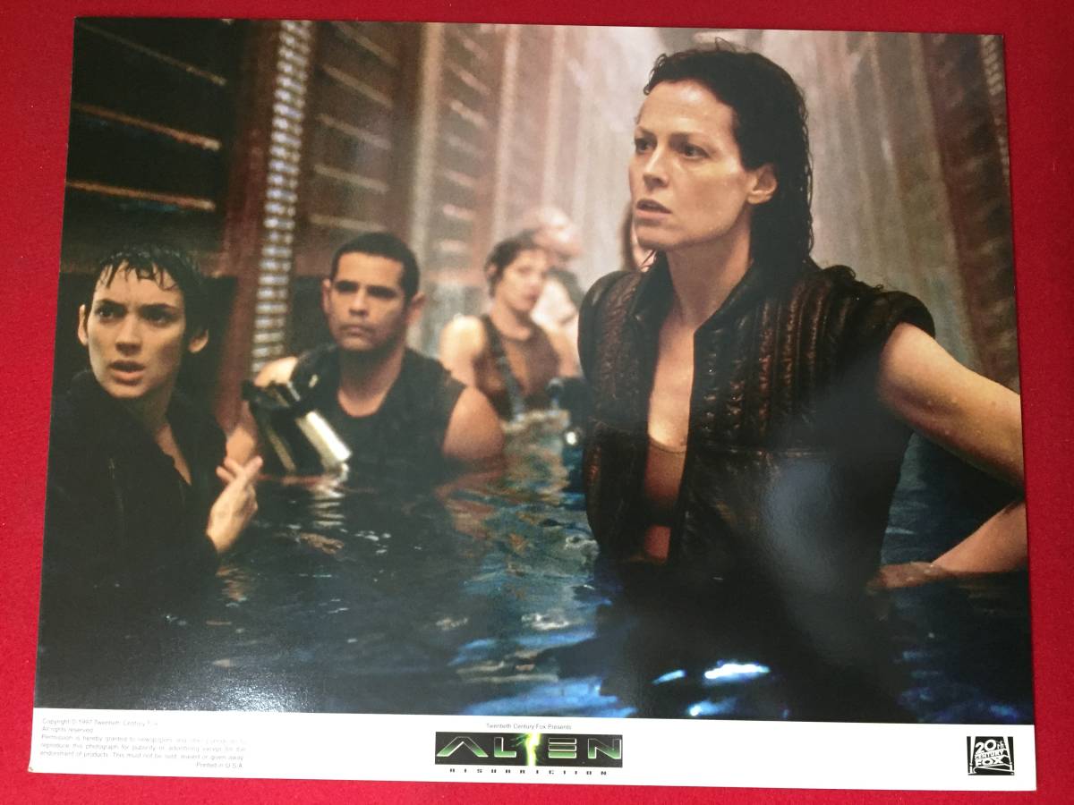 ly00074『エイリアン4』ロビーカード シガーニー・ウィーヴァー ウィノナ・ライダー ロン・パールマン ダン・ヘダヤ拍卖
