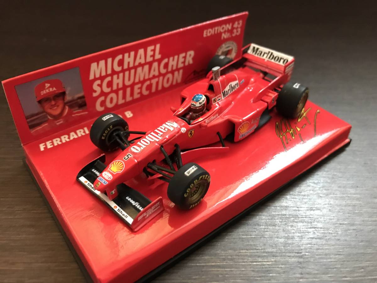 ※ 1/43 MINICHAMPS 【Marlboro】 フェラーリ F310B #5 M.シューマッハ モナコGP優勝 1997拍卖