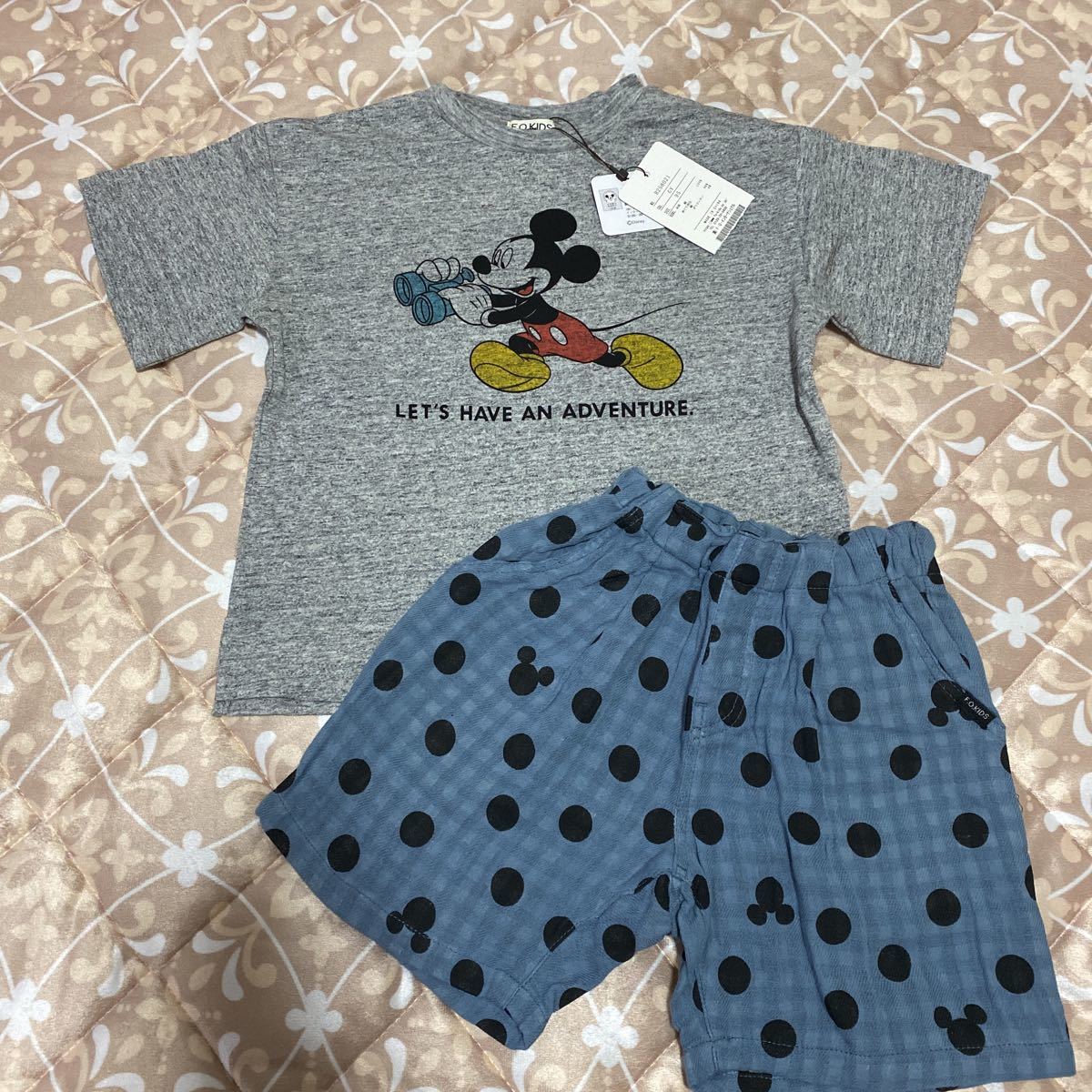 F.O.KIDS エフオーキッズ セットアップ 半袖Tシャツ パンツ 95拍卖