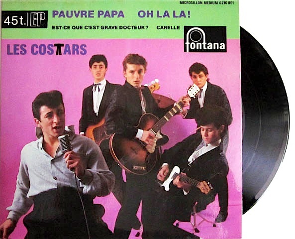 綺麗 良好!!! ★ 廃盤 EP レコード ★ 超人気 !!! 80's 初期 フランス ネオロカ ★ 1981年 オリジナル盤 ★ LES COSTARS ★ ネオロカビリー拍卖